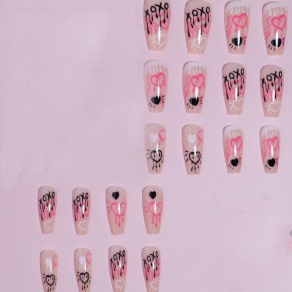 French Fake Nails Ballerina False Nail 3 3 3