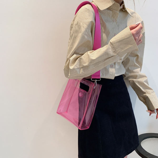 Skuldertaske Messenger Bag LILLA purple