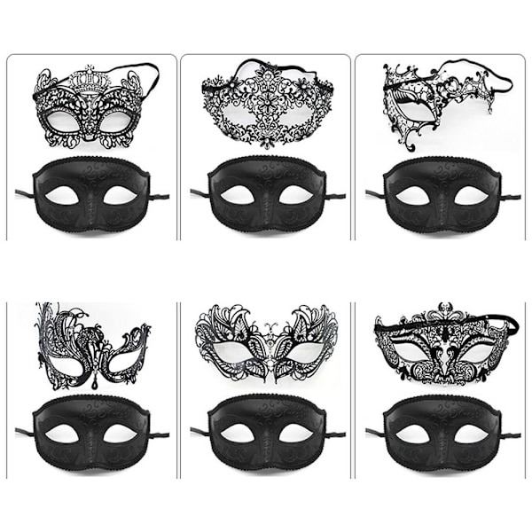 Dansmaskerad metallmask B4 B4 B4