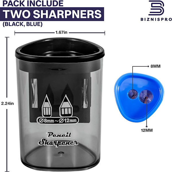 Pencil Sharpeners Eyeliner Sharpener Automatisk blyantspidser Color Random