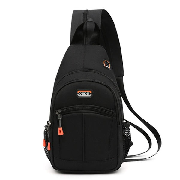 Skuldertaske Sportsrygsæk SORT SORT black
