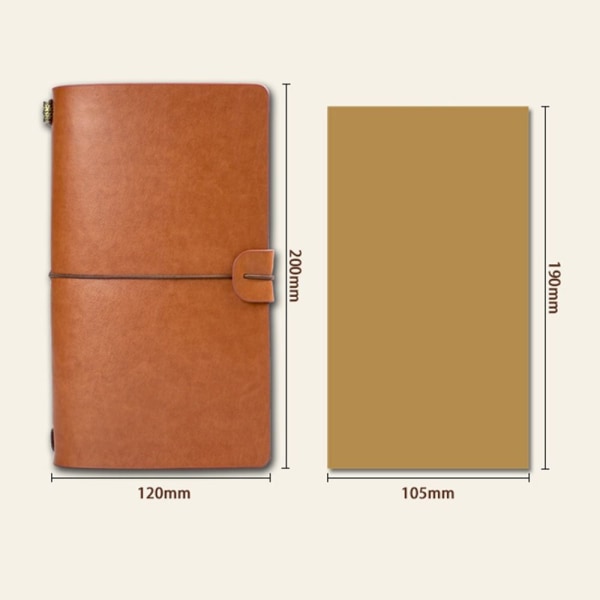 A6 Notebook Ledger Book VINRØD Wine Red