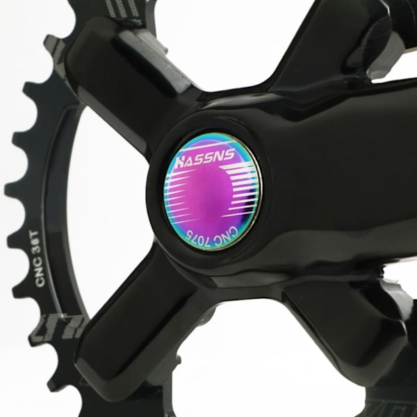 2stk Crank Cap Disc Cover MULTICOLOR Multicolor