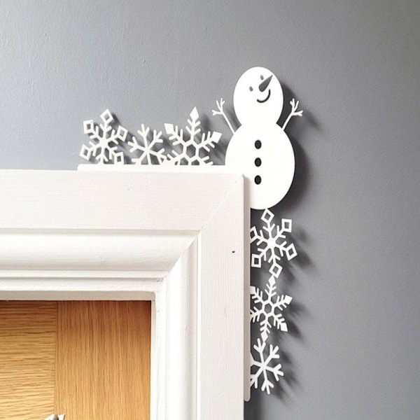 Jule dørkarm dekoration træ ornament 03 03 03
