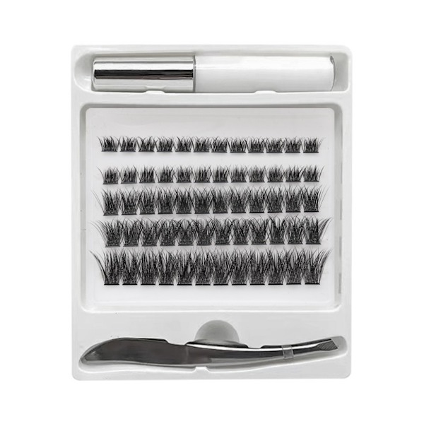 Cluster Lashes falska ögonfransar 5 5 5