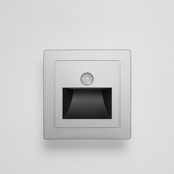 Kroppssensorlampe Trappelys GRÅ Grey