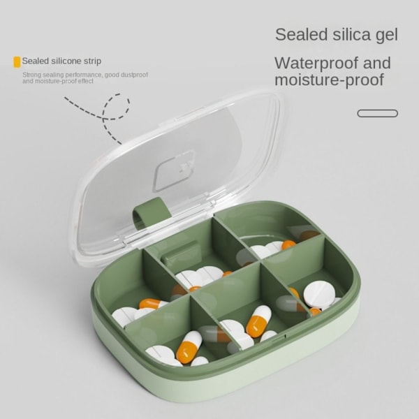 1st Pill Box Pill Case BLÅT 4 CELLER 4 CELLER blue 4 cells-4 cells