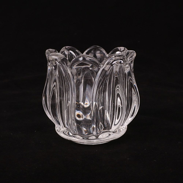 Lysestake i glass lysestake Tulip lysestake