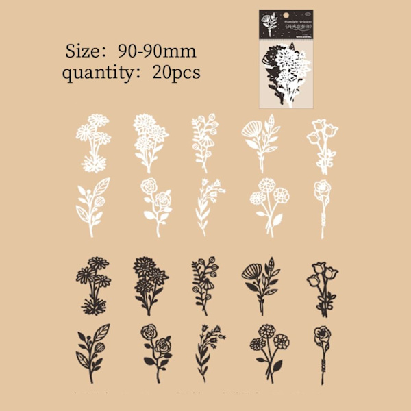 20 st Scrapbooking material Dekorpapper 1 1 1
