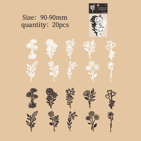 20 stk Scrapbooking Materiale Dekorativt papir 2 2 2