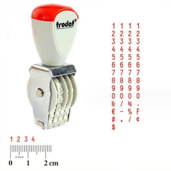 Nummerstempel Rullestempler Forretningsstempler