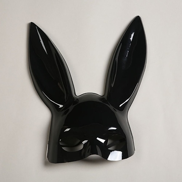 Bunny Mask Ansigt Lang SORT black