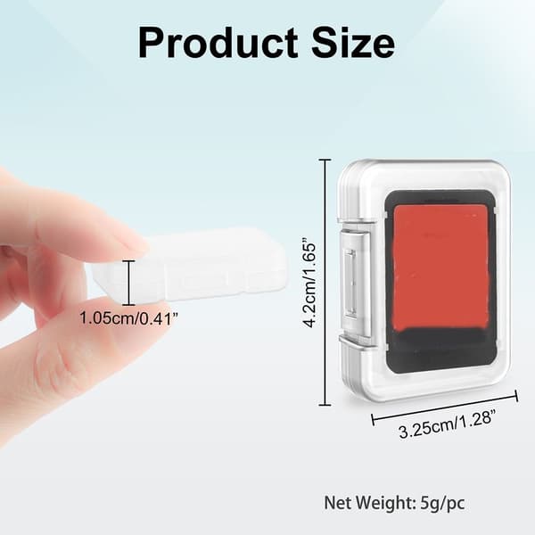 10 stk Game Card Case Game Card Storage Game Cartridge Case