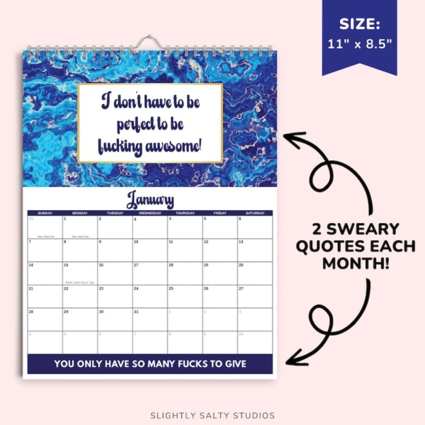 Funny Mental Health Calendar 2024 Kalender KALENDER KALENDER Calendar