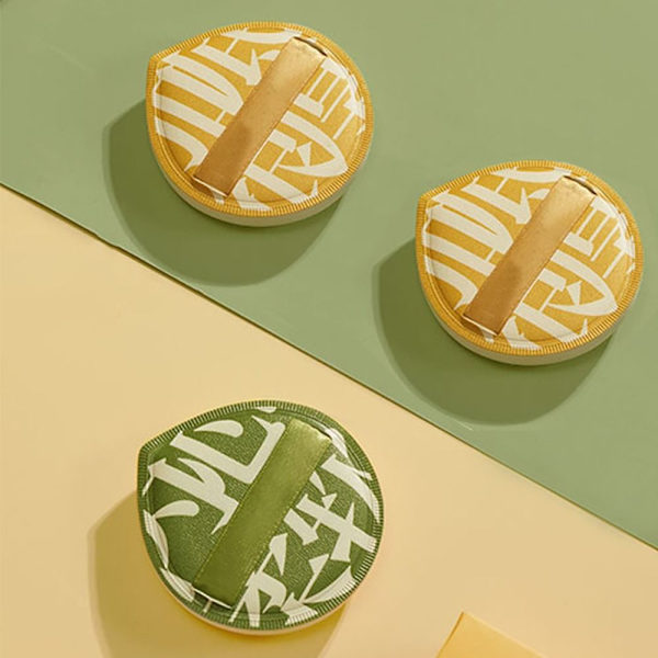 Powder Puff Makeup Puff KELTAINEN Yellow