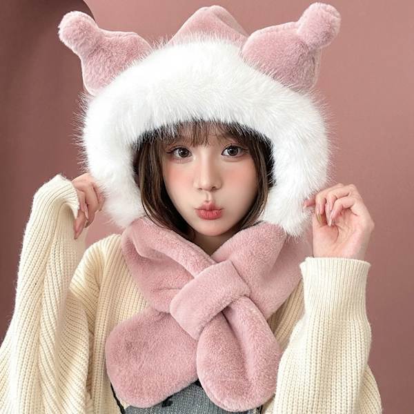 Talvihattu Rabbit Ears Hat WHITE Rabbit Rabbit White Rabbit-Rabbit