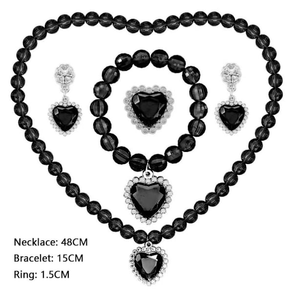 Pärlhalsband Armband 3 3 3