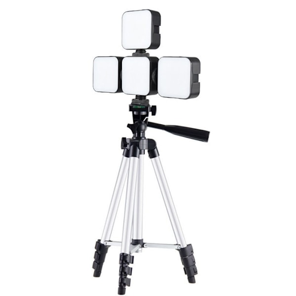 LED-videovalo 6500K täyttölamppu 2kpl 2kpl 2pcs