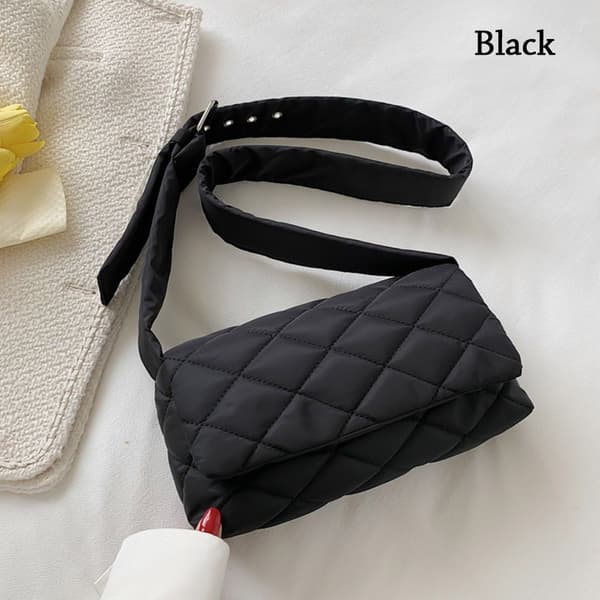 Skuldertasker Puffy Håndtasker SORT black