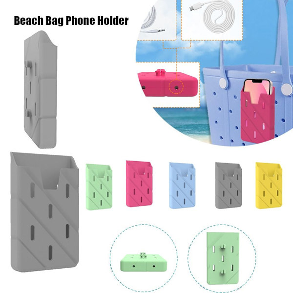 Strandväska Telefonhållare Phone case BLÅT Blue