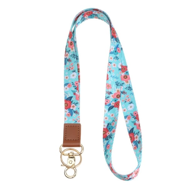 2 stk nøglering Højkvalitets lanyard drejeligt spænde blue FBAYMM0007-FBAYMM0007