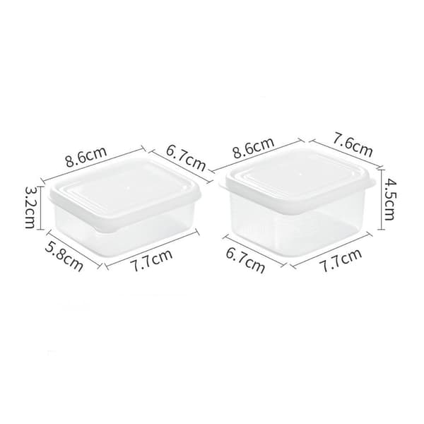 3/4 kpl Fresh Storage Box -annostelijalaatikko PIENI Small