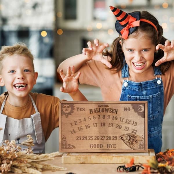 Halloween Calendar Countdown Board Advent Countdown Calendar