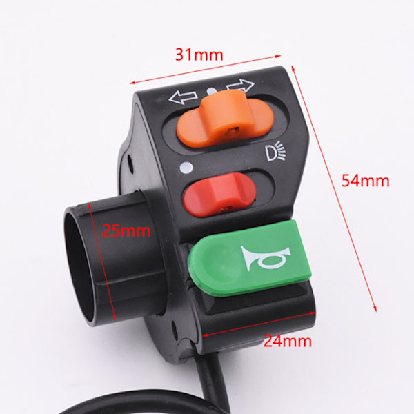 Motorcykelstyreomkopplare Moto Light Controller A A A