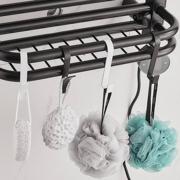 4 stk Hanger Clips Oppbevaringsstativ SVART black