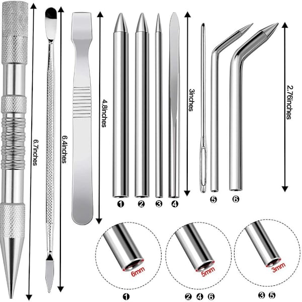 Knotter Tools Set SVART AA BLACK A-A