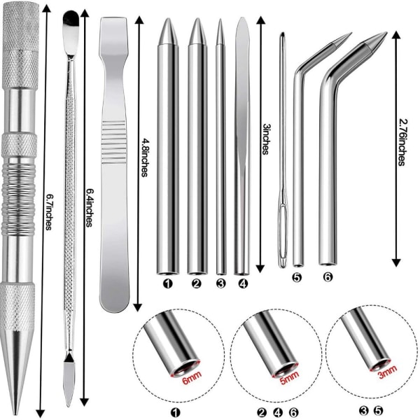 Knotter Tools Synålesett SØLV E E SILVER E-E