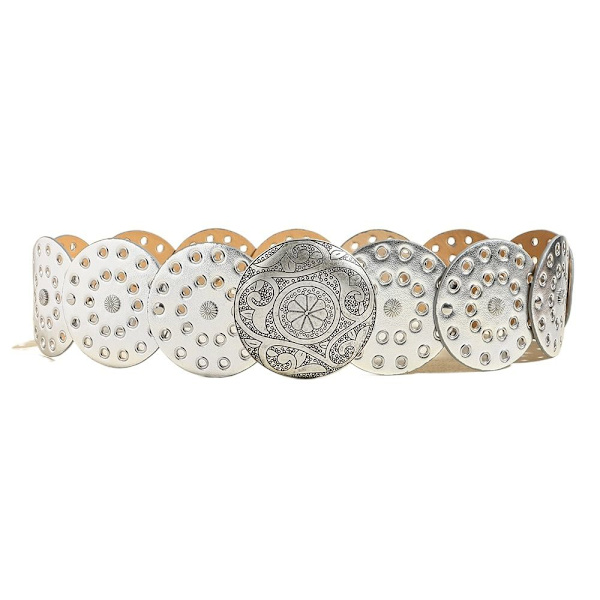 Skivremmar Hålrem SILVER SILVER SPÄNNEN SILVER SPÄNNEN Silver Silver Buckle-Silver Buckle