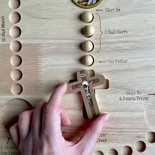 Rosenkrans Board Pray Board Familiebøn