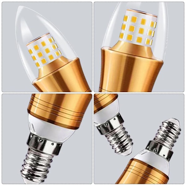 LED lyspære e14 E27 12WPOINTED SPIS 12WPointed