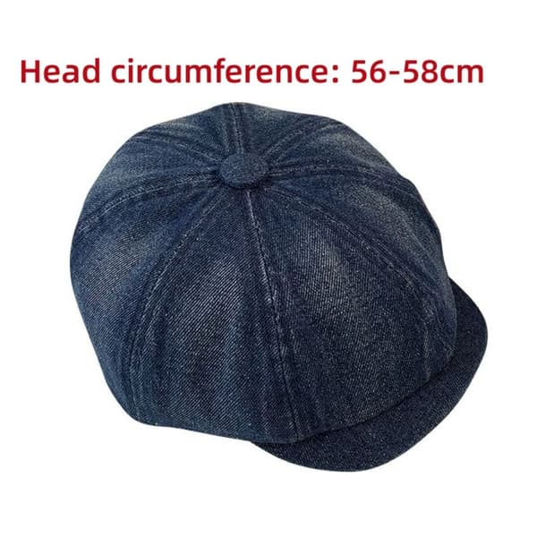 Åttekantet ক্যাপ Beret ক্যাপ LYSEBLÅ LYSEBLÅ light blue