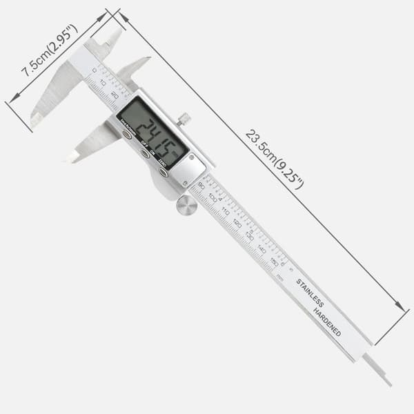 Digital Vernier Caliper Micrometer rustfritt stål