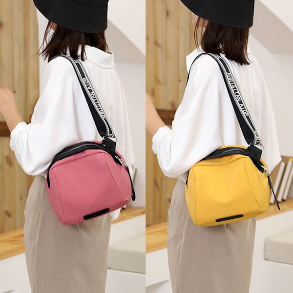 Boutique Vesker Dame Nylon Skulder Trendy Messenger Vesker LILLA purple