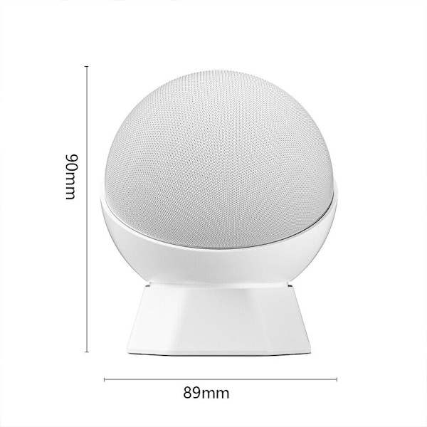 Flytende silikonbrakett for Amazon Echo Dot 5/4 WHITE White