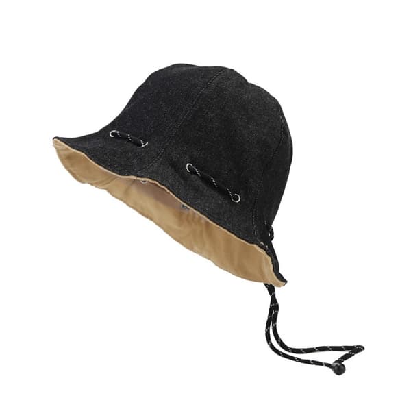 Fisherman Hat Outdoor Hat SORT HVIT black white