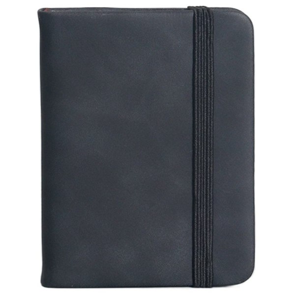 Notesbog A7 Dagbog Lommebog SORT Black