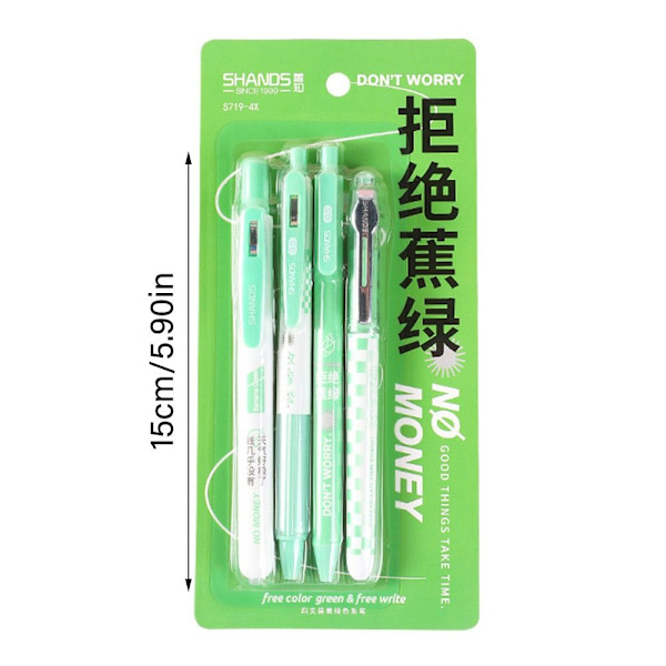 4ST/ Set Kulspetspenna Gel Penna 01 01 01