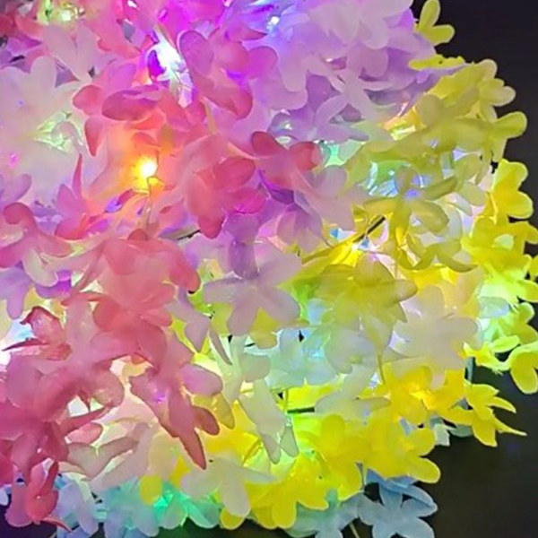 Glødende LED-krans Halloween-kroneblomst 1 1 1