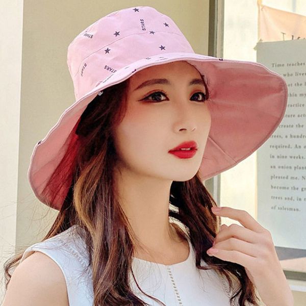 Bomull Bucket Hats Mocka Panama Hat GUL Yellow