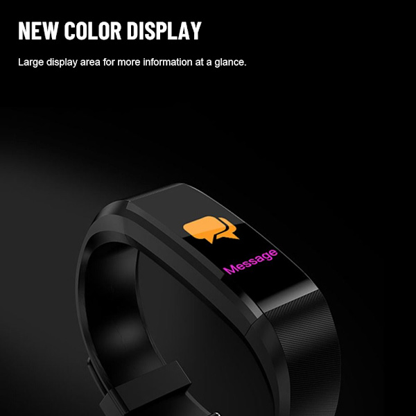 Smart Armbånd Intelligent Ur SORT black
