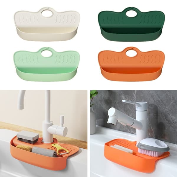 Kran Matte Vask Splash Guard HVIT white