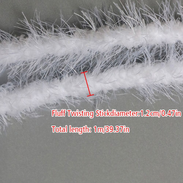 2 Stk Plys Twisting Sticks Plys Gevind Jerntråd SORT Black