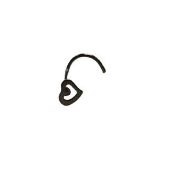 Nose Stud Heart Screw Studs 06 06 06