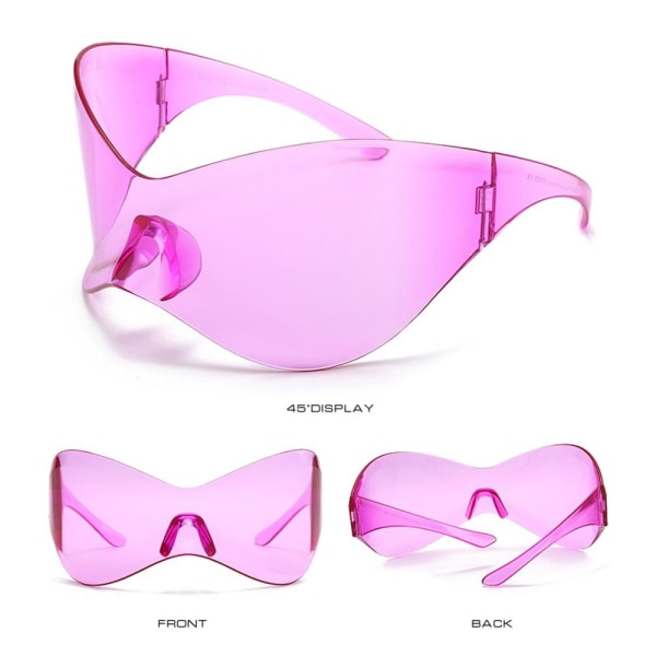 Futuristiske solbriller for menn kvinner C4 C4 C4