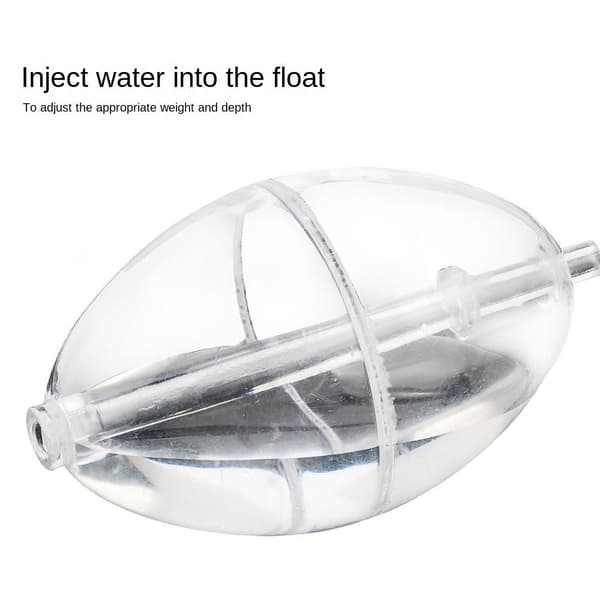 Fiske Flytbollar Vattenboll TRANSPARENT 6,2CM TRANSPARENT Transparent 6.2cm