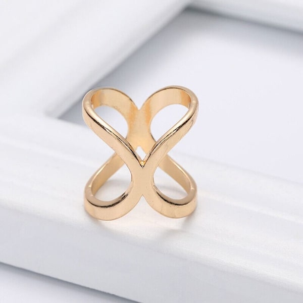 Scarf Spänne Dam Scarf Spänne Ring GULD Gold